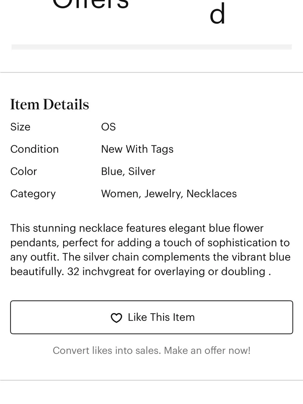 Elegant Blue Clover Station Necklace - Women Jewelry